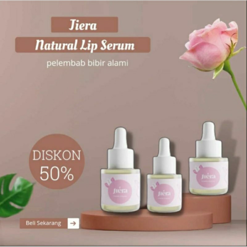 PENCERAH BIBIR DALAM 5 HARI DIJAMIN AMPUH I  JIERA LIP SERUM ORIGINAL | SERUM BIBIR | PELEMBAB BIBIR