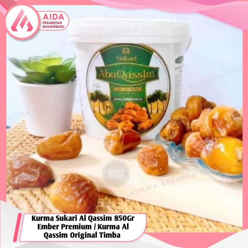 

Kurma Sukari Al Qassim 850Gr Ember Premium / Kurma Al Qassim Original Timba Sukkari 850gr