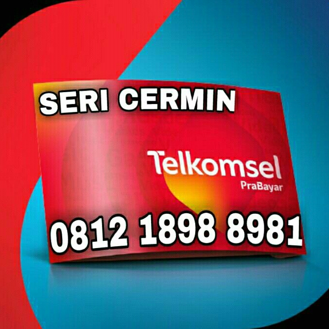 Nomor Cantik Simpati 4G Cermin Manis 0812 1898 8981 Kartu Perdana Telkomsel Nomer Rapih 11111 22222 