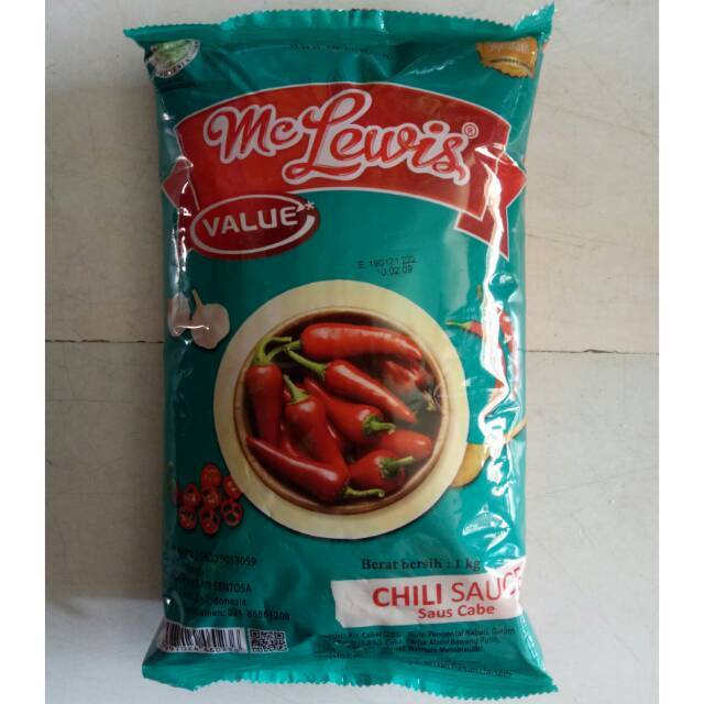 

Mc Lewis Chili Sauce Value - 1Kg