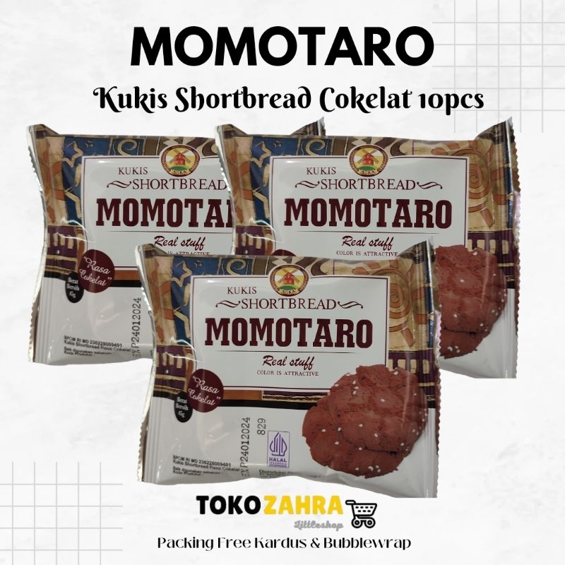 

Aoka Momotaro Kukis Shortbread Coklat 10pcs