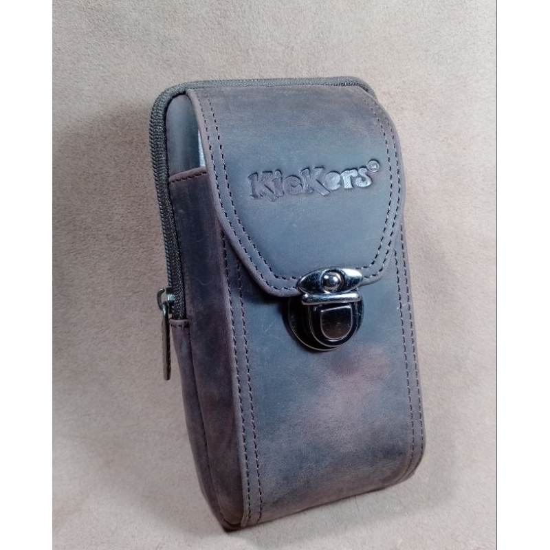Dompet Hp Pinggang Kulit Crazy Horse Sapi Asli