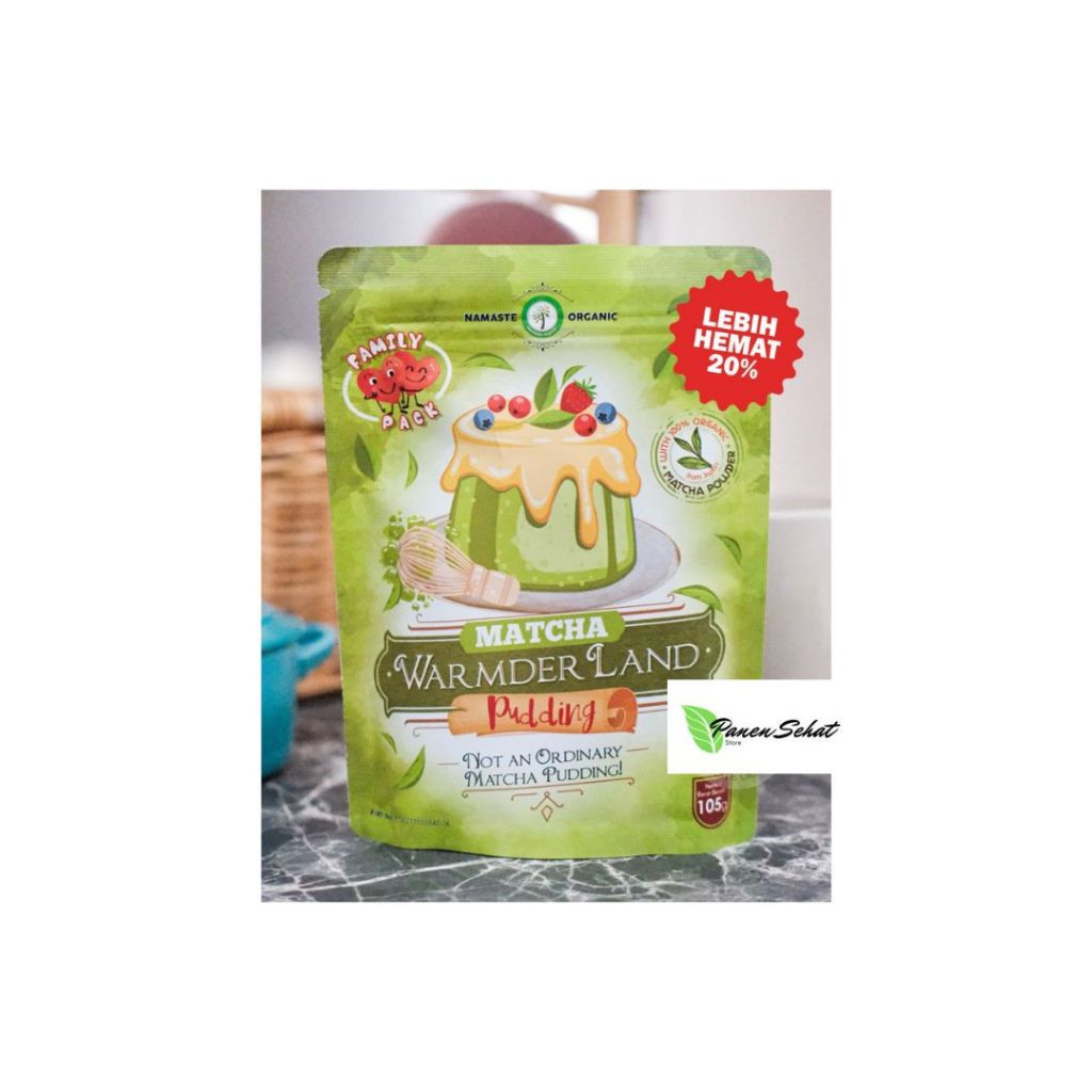 

Matcha Warmderland Pudding Family pack 105gr