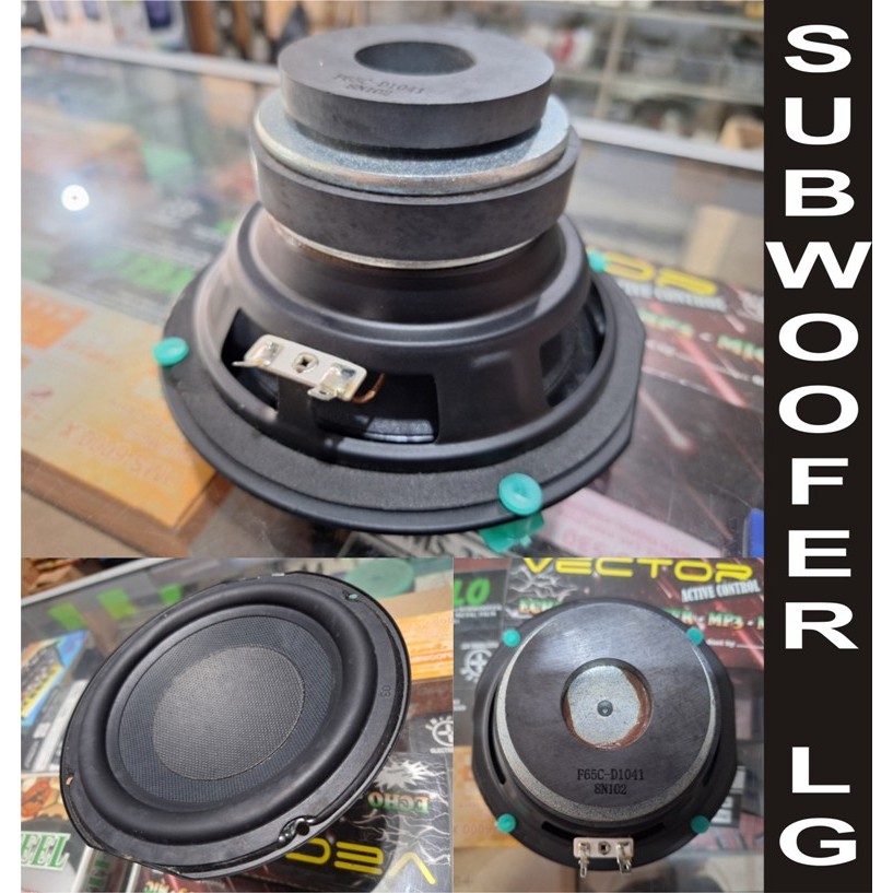 SPEAKER 6INCH SUBWOOFER BUILUP LG SUPER BASS DOUBLE MAGNET