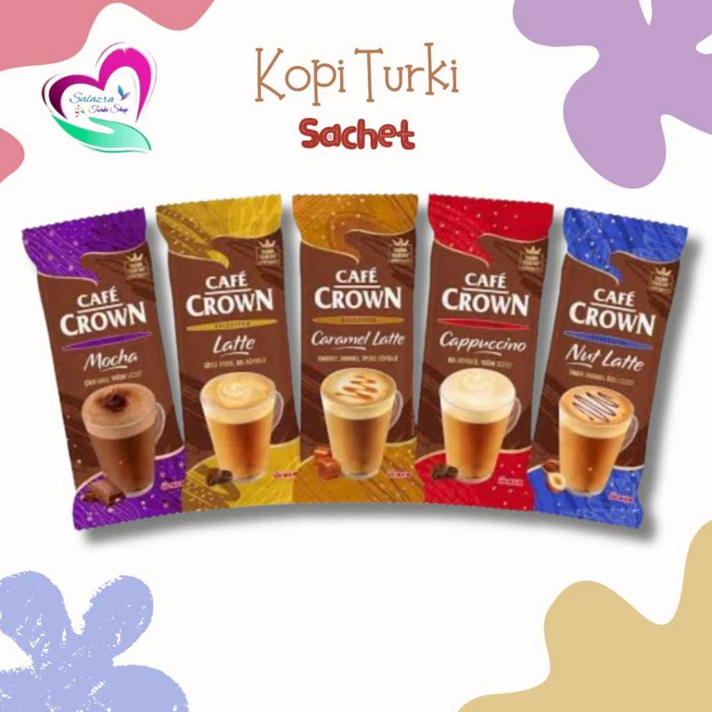 

KOPI TURKI CAFE CROWN SACHET | KOPI ULKER TURKI