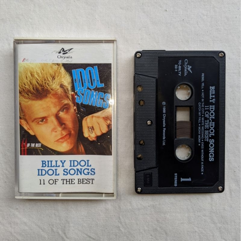 Kaset Import Billy Idol 11 of the Best Idol Songs