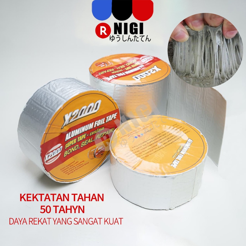 NIGI Super Tape X2000/Lakban Anti Bacor/Aluminium Foil Tape
