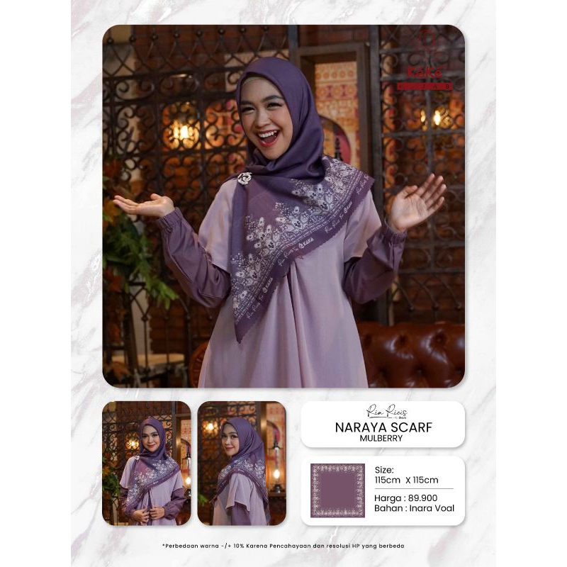 Naraya Scarf Mulberry