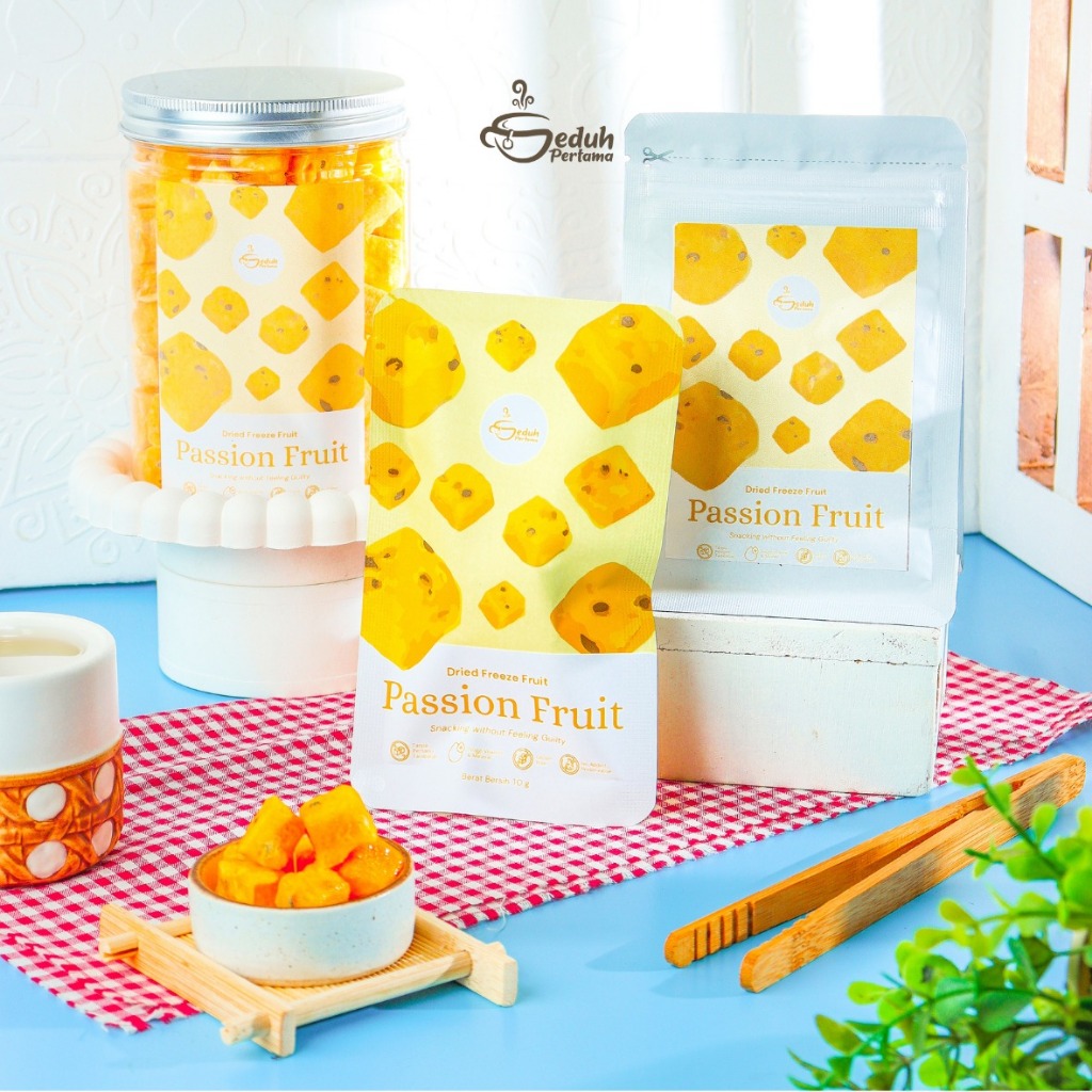 

Seduh Pertama - Markisa / Passion Fruit Dried Freeze Snack Viral Metode FD