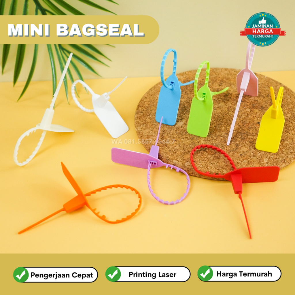 

Segel Plastik Custom Logo dan Tulisan Packaging Delivery Food Lebih Kuat dari Cable ties Sekali pakai Bisa untuk Branding cocok dipakai untuk usaha delivery food dan usaha retail