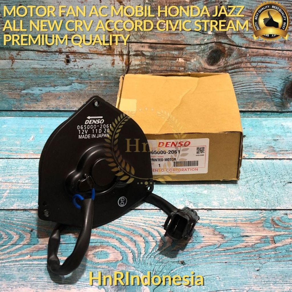Motor Fan Radiator AC Mobil Honda Jazz All New CRV Accord Civic Stream PREMIUM QUALITY