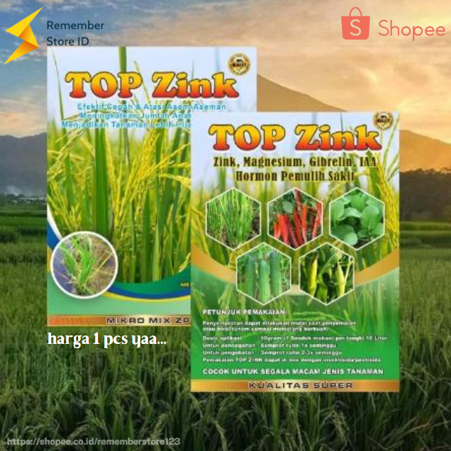 Termurah Top Zink kemasan 150gr