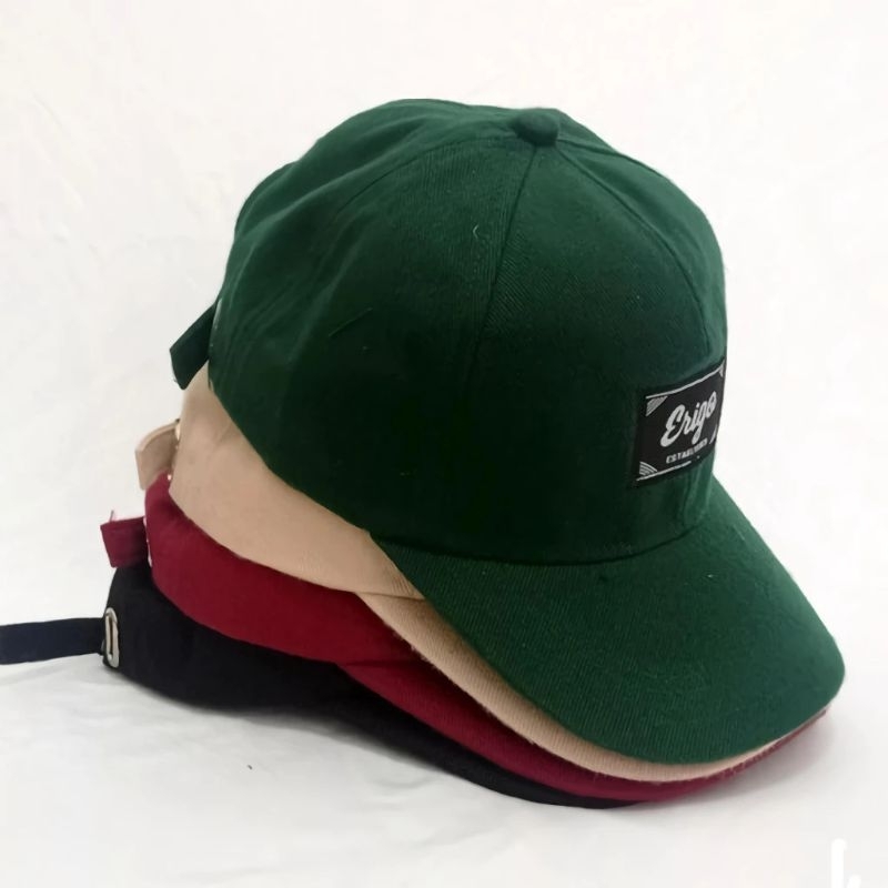 Topi Baseball Erigo Thanksinsomnia Wo dll // Bahan Raffel // Pria Wanita ORIGINAL