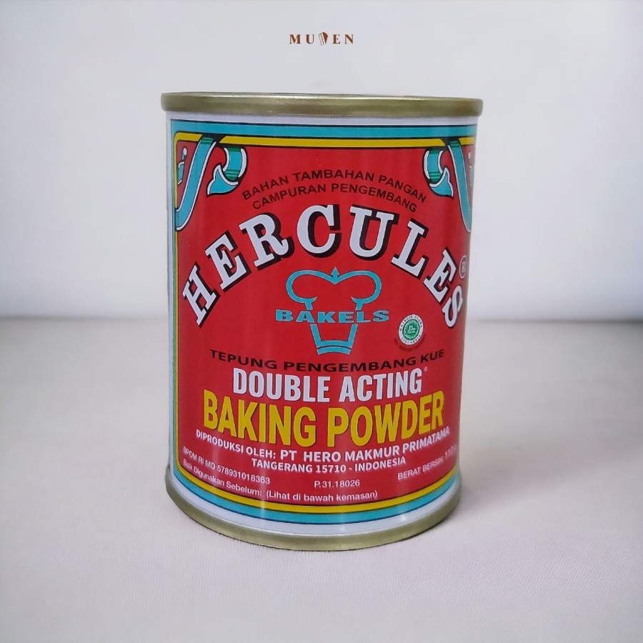 

HERCULES DOUBLE ACTING BAKING POWDER 110 GR