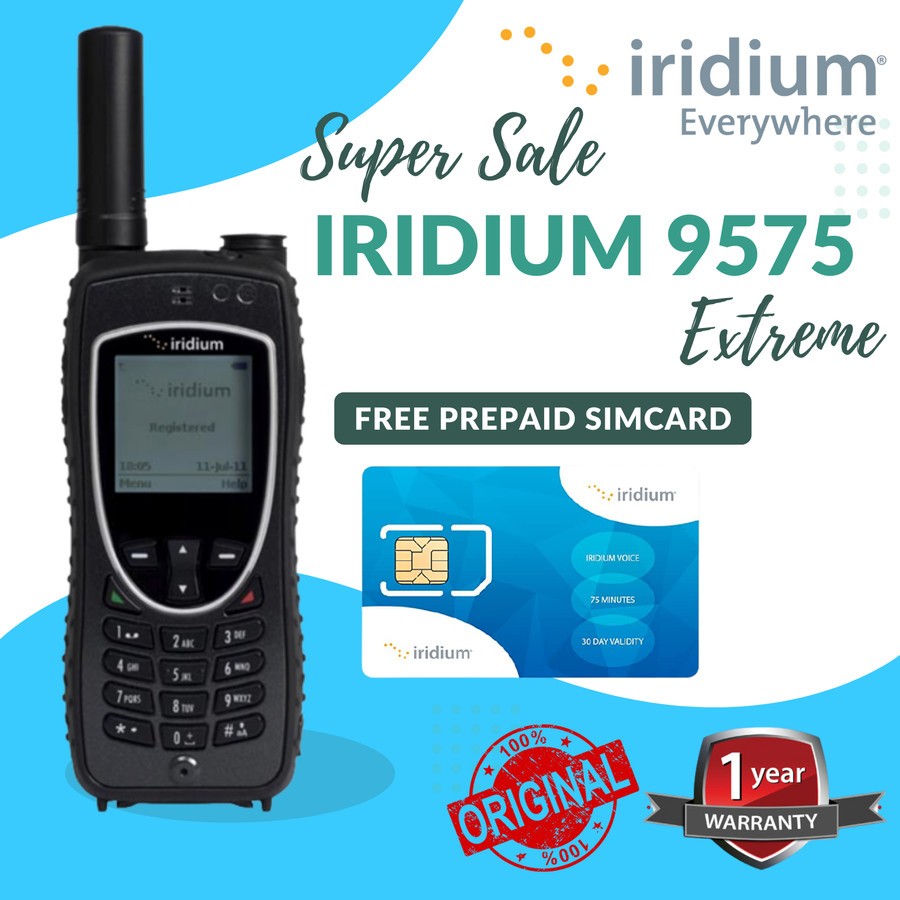 Telepon Hp Satelit Iridium 9575 Extreme Garansi resmi 1 Tahun