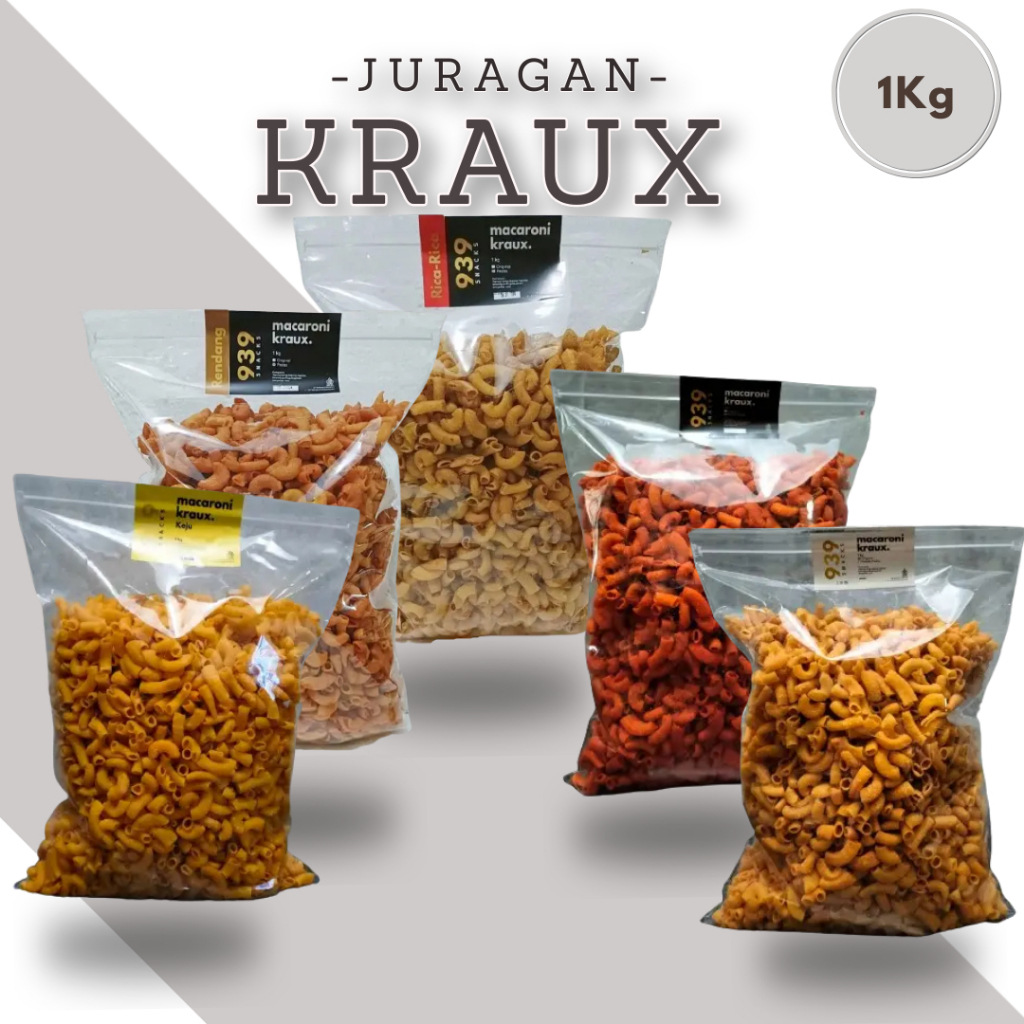 

Makaroni Makroni Macaroni Bantet Pedas Renyah Kriuk Kraux 1Kg