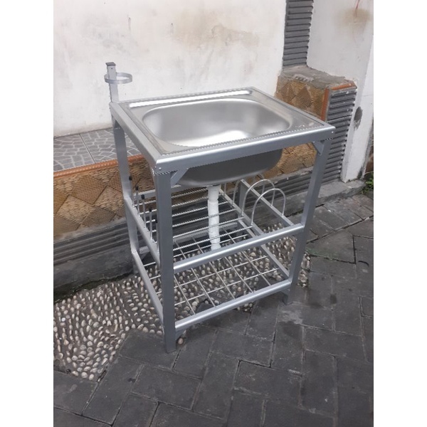 wastafel rak portable mini