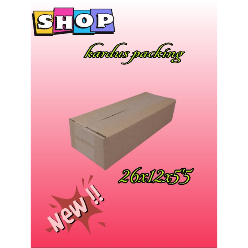 

kardus packing UK 26x12x5'5 kardus kecil kardus besar kardus packing