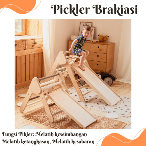 PIKLER BRAKIASI Pikler prosotan dan panjatan anak anak hild climb / pikler kayu brakiasi / pikler mi