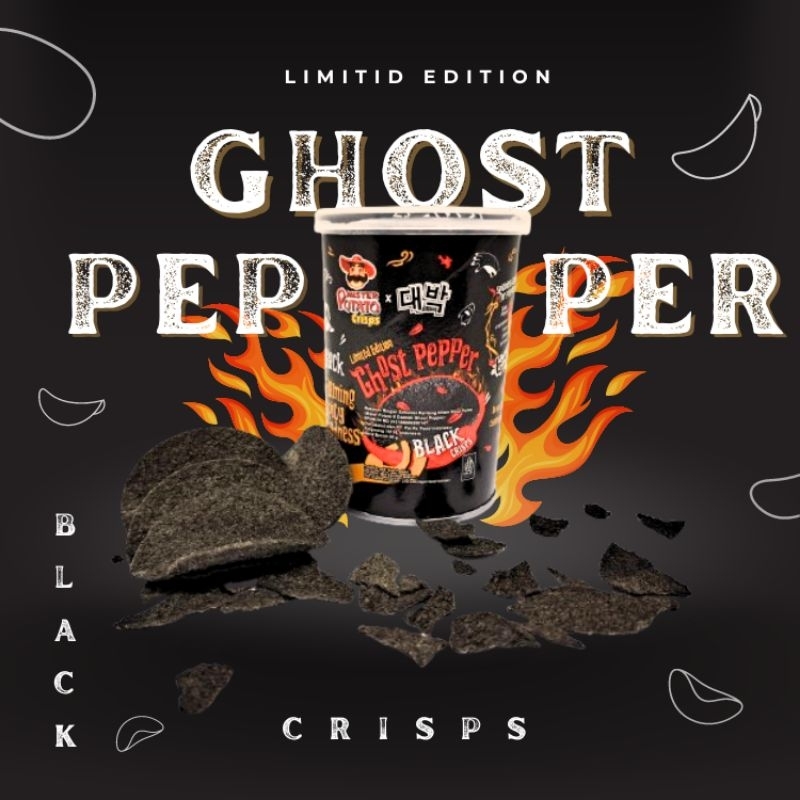 

Potato crisps ghost pepper