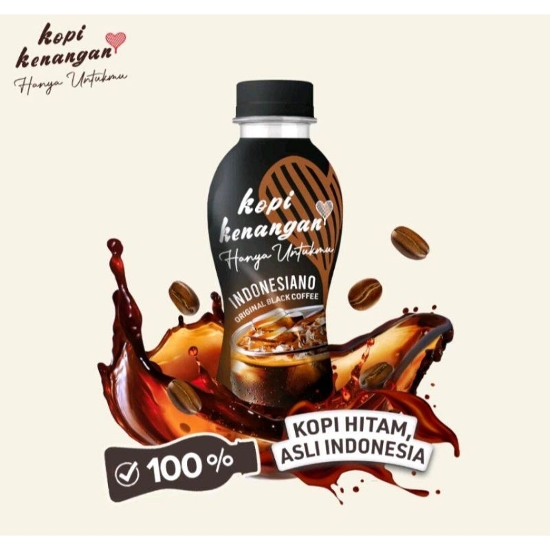 

Kopi kenangan black coffe botol 200ml