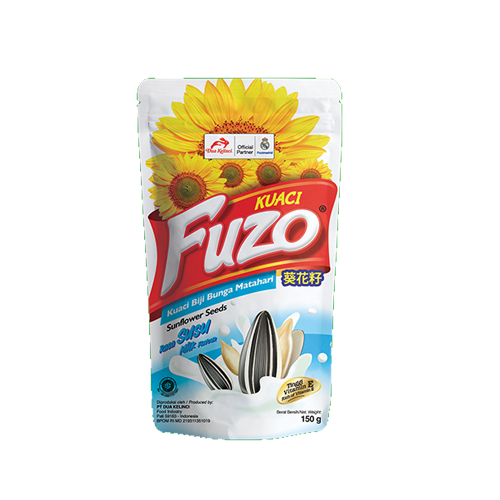 

fuzo biji bunga matahari rasa susu 150gr - fuzo kuaci rasa susu 150gr