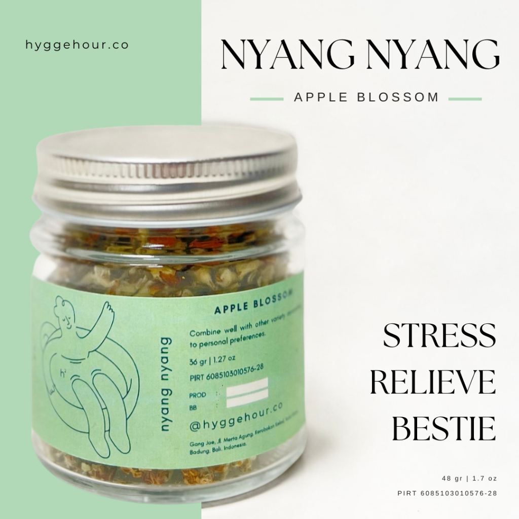

Hygge Hour / Nyang Nyang - Apple Blossom / Dried Flower Tea / Teh Bunga Kering