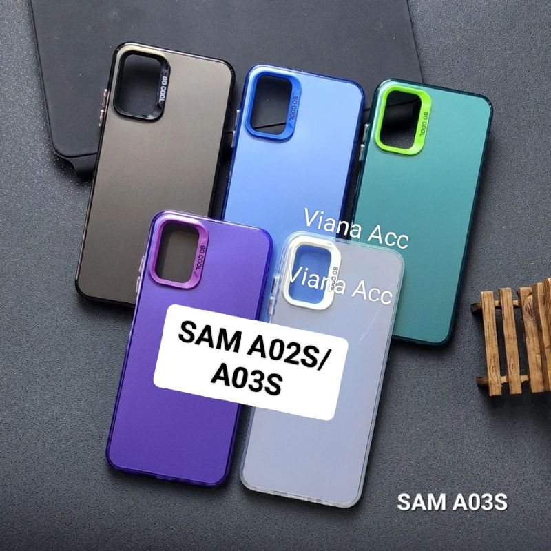 SLICON SAMSUNG A02S/A03S CASE IMD HYBRID PLATE HOLOGRAM