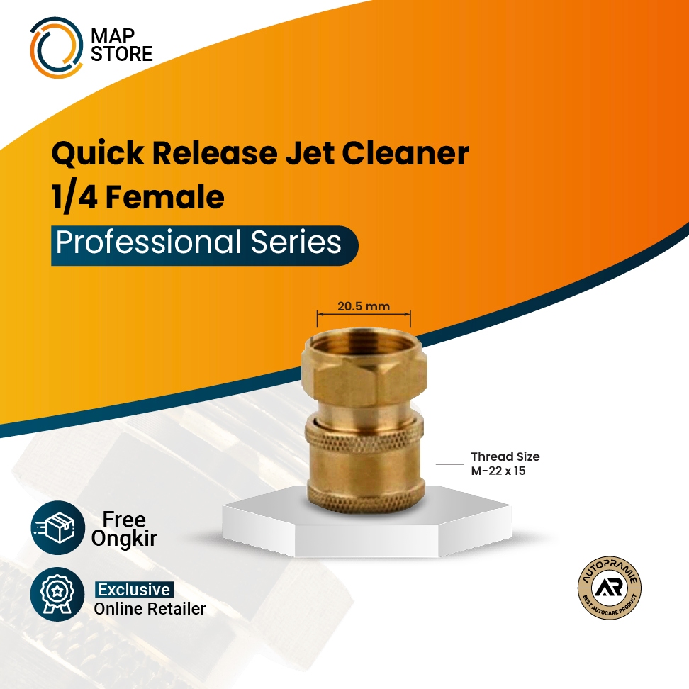 QUICK RELEASE JET CLEANER (1/4 FEMALE, M22 FEMALE THREAD)