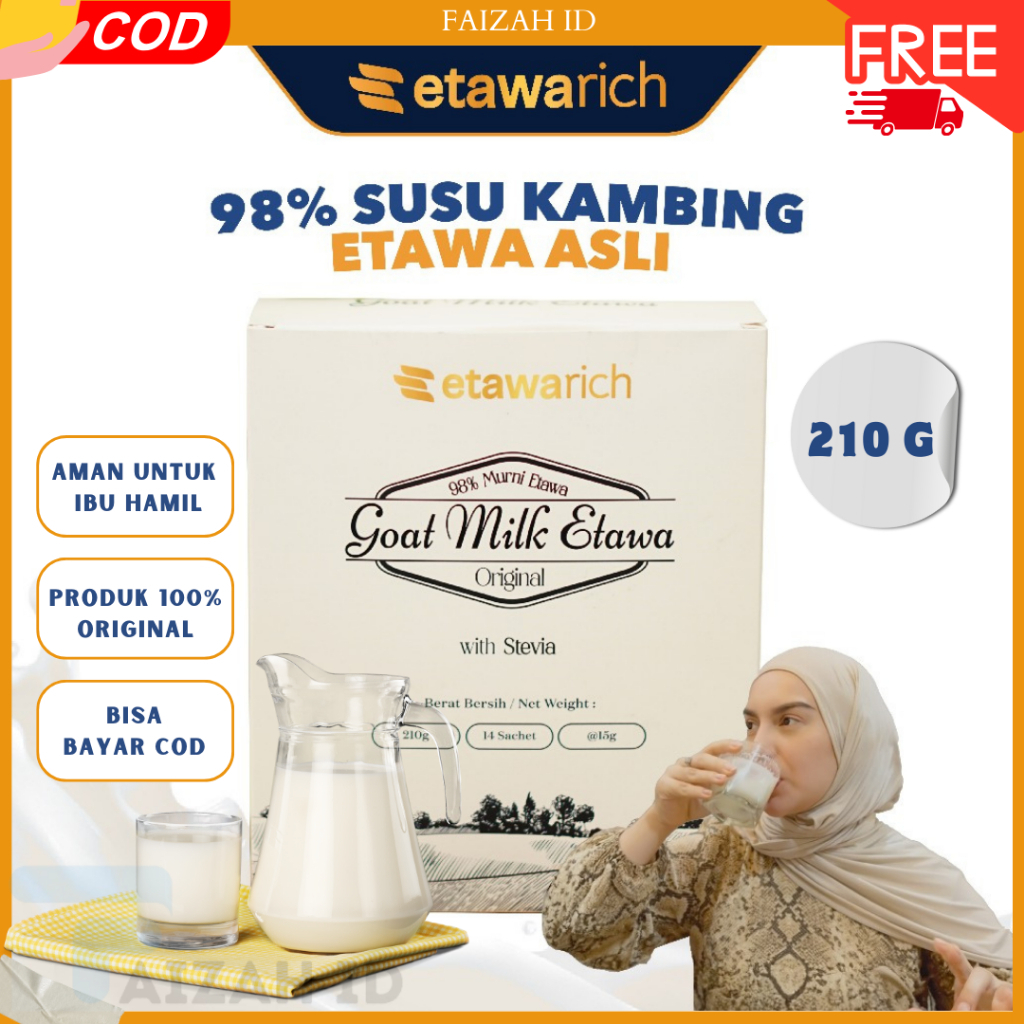 

Etawarich Susu Kambing Aman Untuk Ibu Hamil Produk 100% Original Kandungan Nutrisi Kalsium Vitamin B