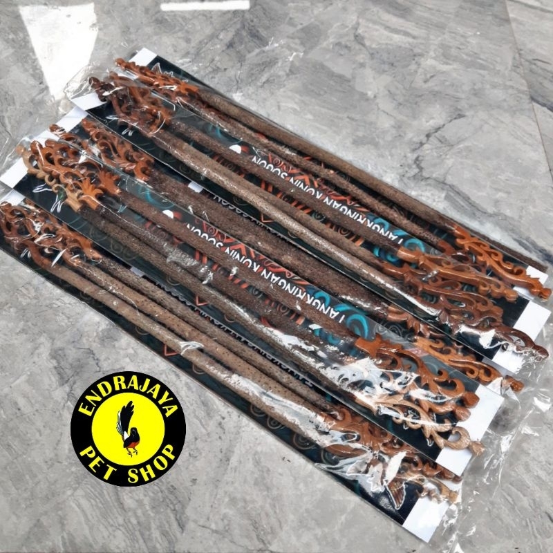 TANGKRINGAN KONIN SOGON ASEM BALI UKIR PANJANG 33CM