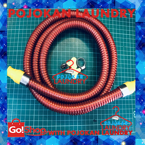 Selang Regulator/Selang LPG/Selang Gas Kompor/Selang Regulator Kompor Boiler/ Selang Gas Baja Lapis 