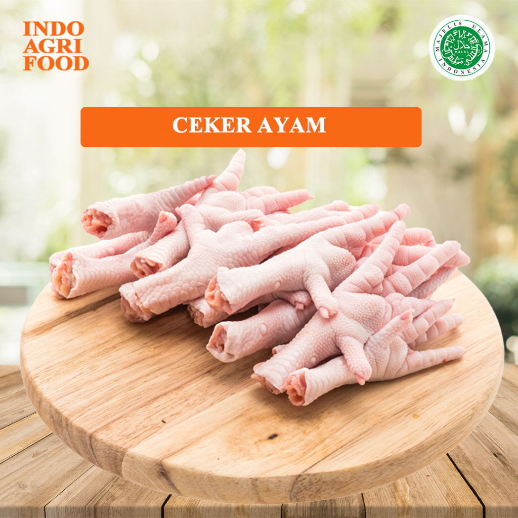 

Ceker Ayam Bersih 100gr / Ceker Ayam / Chicken Feet / Raw Chicken Feet