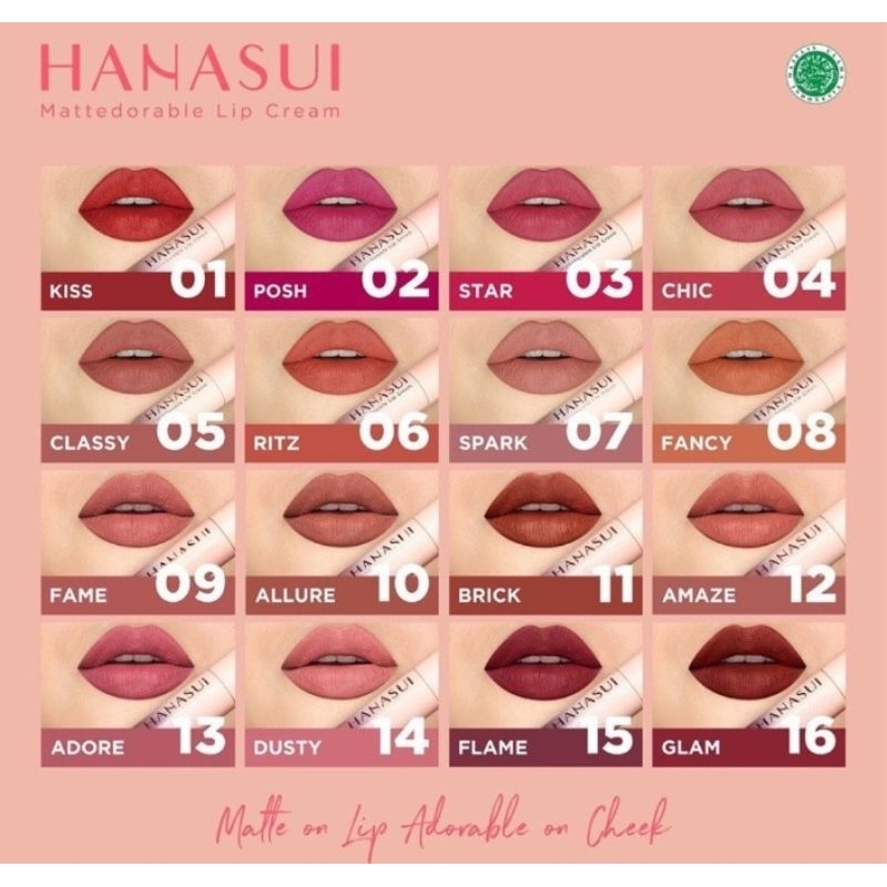 LIPCREAM HANASUI MATTEDORABLE LIP CREAM HANASUI