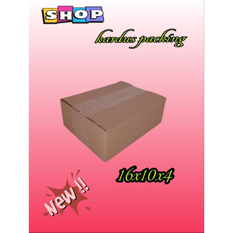 

kardus packing 16x10x4 kardus polos kardus kecil
