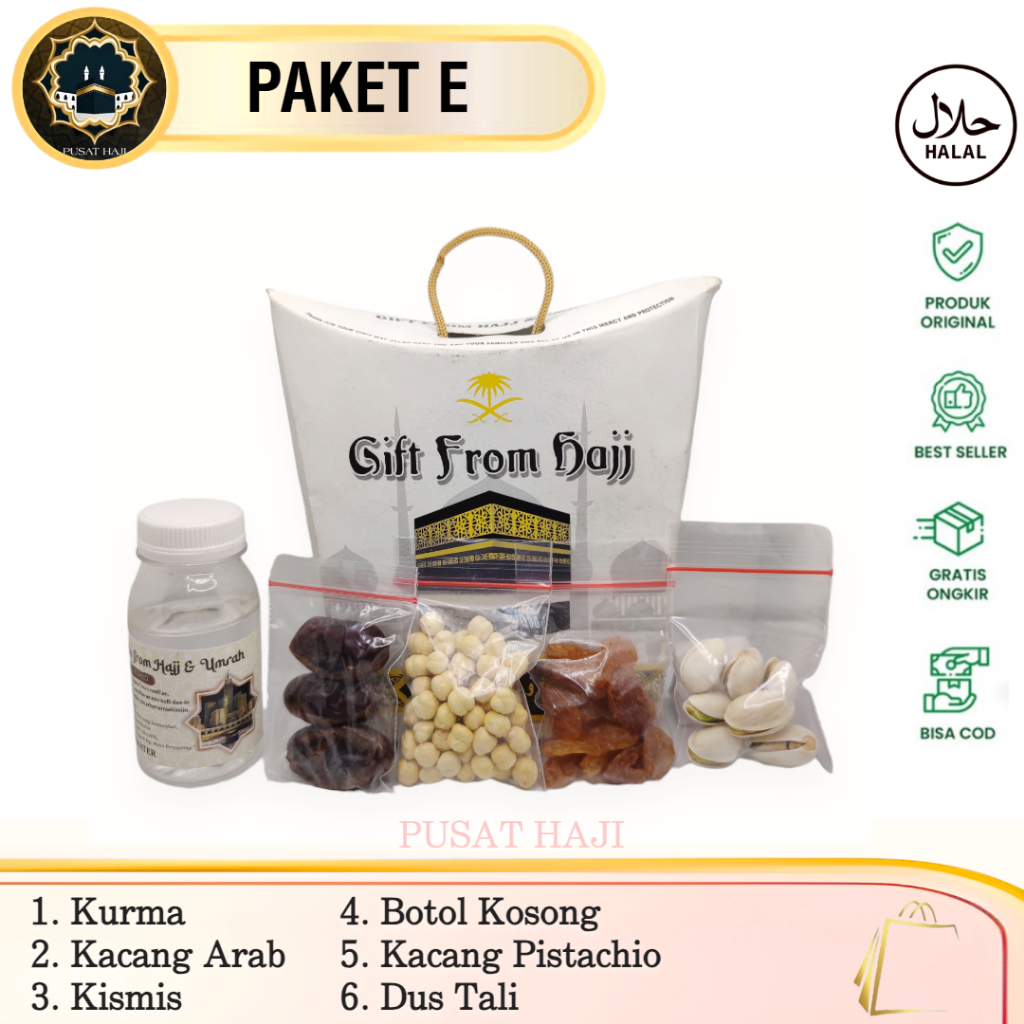 

Paket oleh-oleh haji dan umroh TANPA AIR ZAM-ZAM