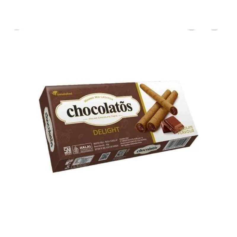 

WAFER CHOCOLATOS DELIGHT CHOCOLATE FLAVOUR 90 GRAM