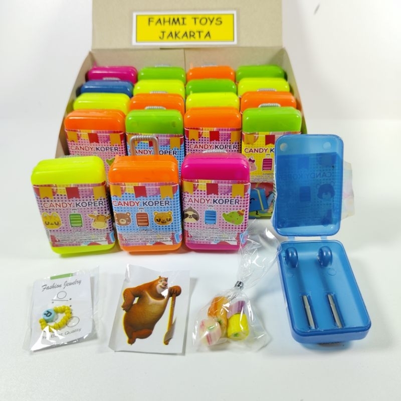 20 pcs MAINAN CANDY KOPER ISI MAINAN PERMEN DAN ACCESORIES