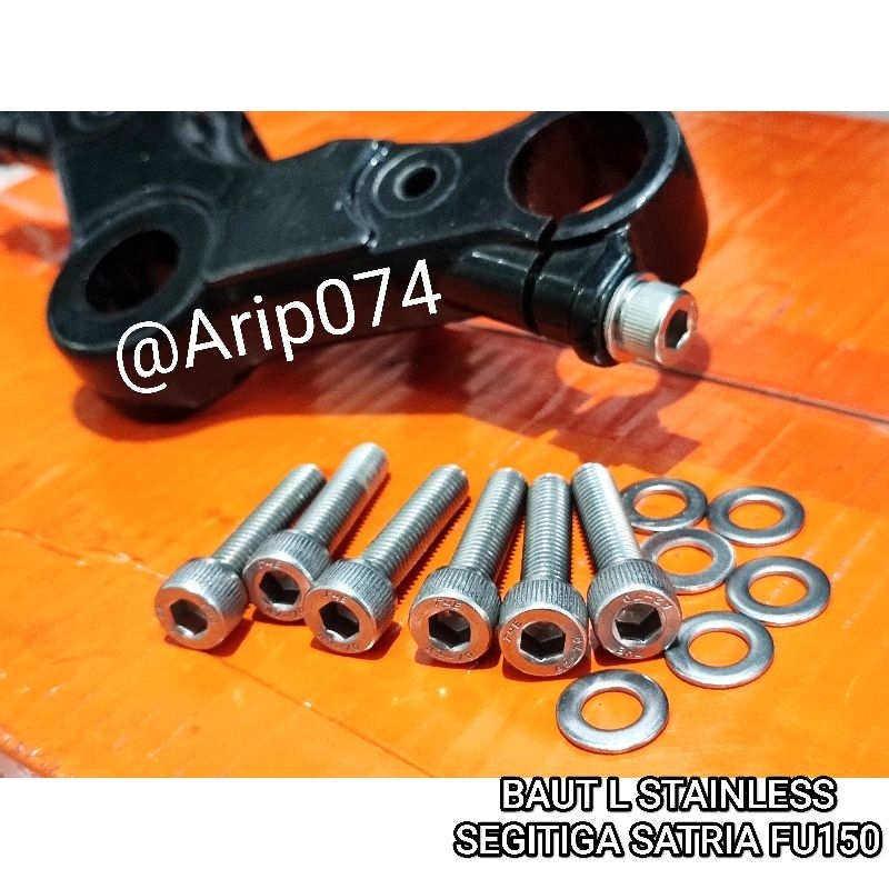 BAUT L STAINLESS SEGITIGA SATRIA FU 150 BAUT SEGITIGA SATRIA FU BAUT L STAINLESS 304 SATRIA FU BAUT 
