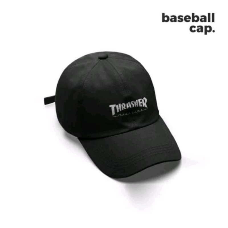 TOPI BASEBALL CAPS TOPI CASUAL CAPS PRIA WANITA PREMIUM ORIGINAL LOGO THRASHER