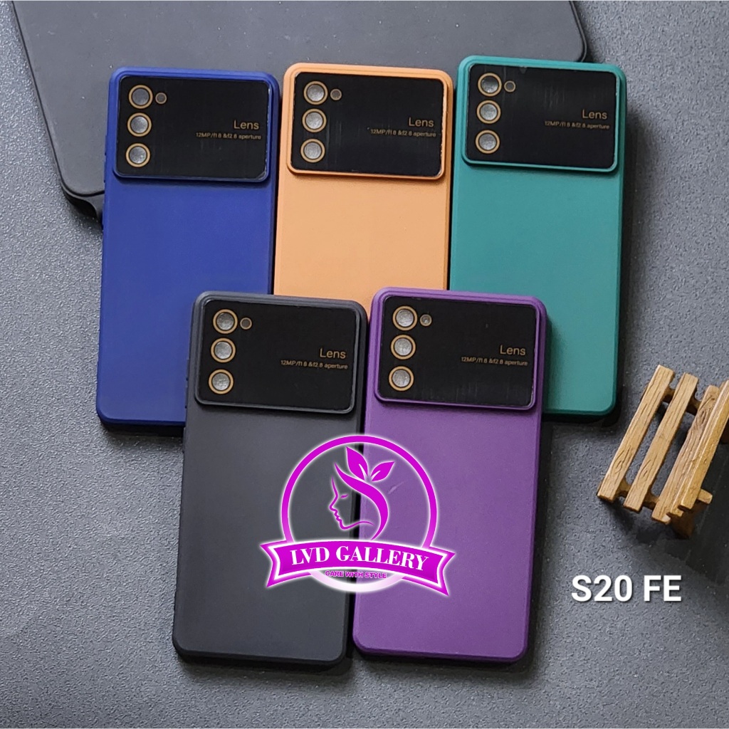 Samsung S20 FE Samsung S21 FE Samsung S23 FE Samsung M21 Samsung M30S SoftCase Macaron Big Lens Case