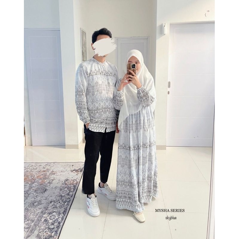 MYSHA SERIES LATASHA OUTFIT || Gamis Couple || Gamis Lebaran ||