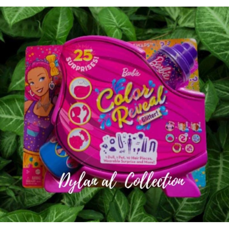 Barbie color reveal glitter
