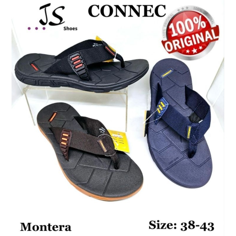 CONNEC MONTERA - SANDAL JEPIT STYLISH PRIA DEWASA MERK CONNEC ORIGINAL