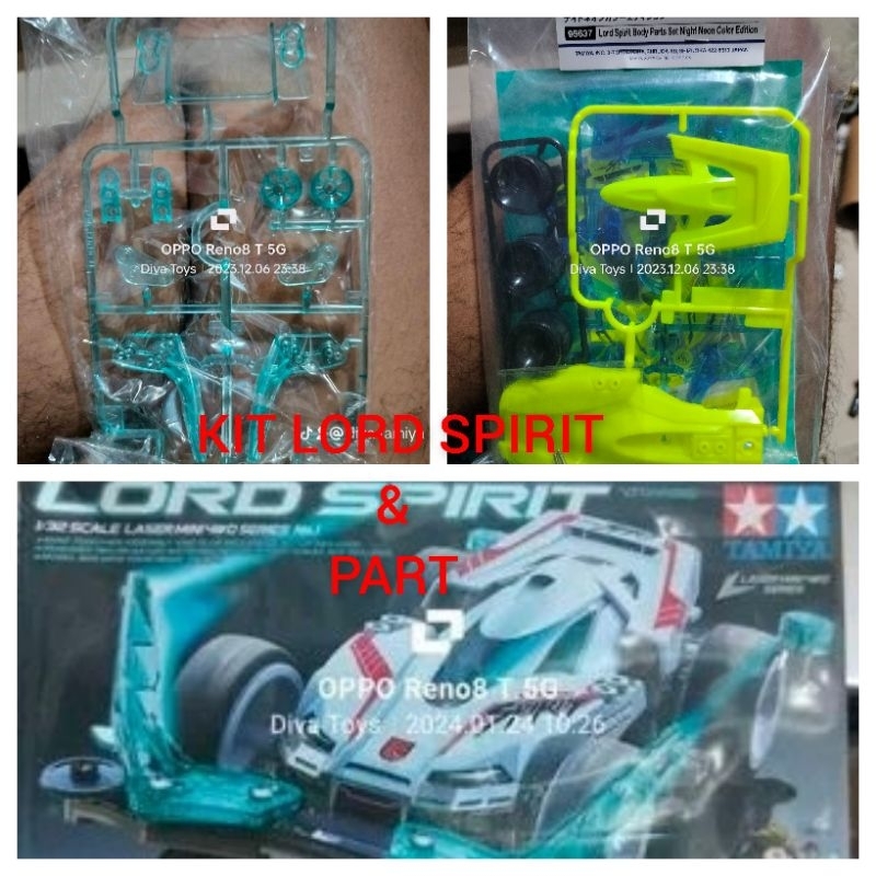 Varian Kit LORD SPIRIT & Part Lord Neon Original Tamiya