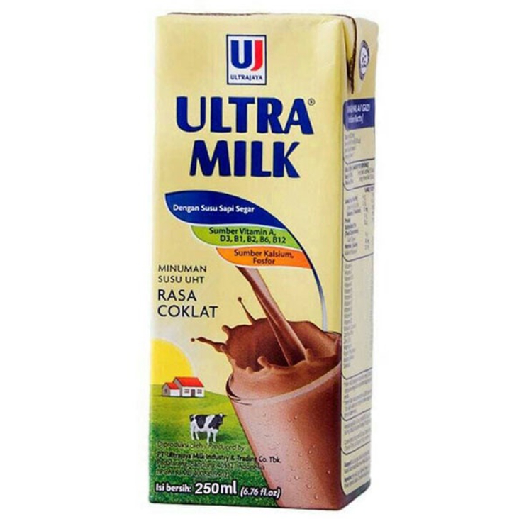 

ULTRA MILK UHT CHOCOLATE 250 ML - SUSU