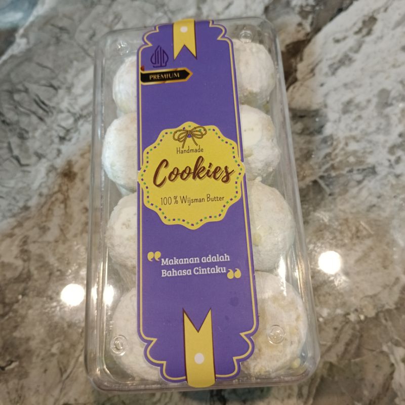 

PROMO LAUNCHING (BCP) Putri Salju Cookies-Snow White Cookies /350 gr