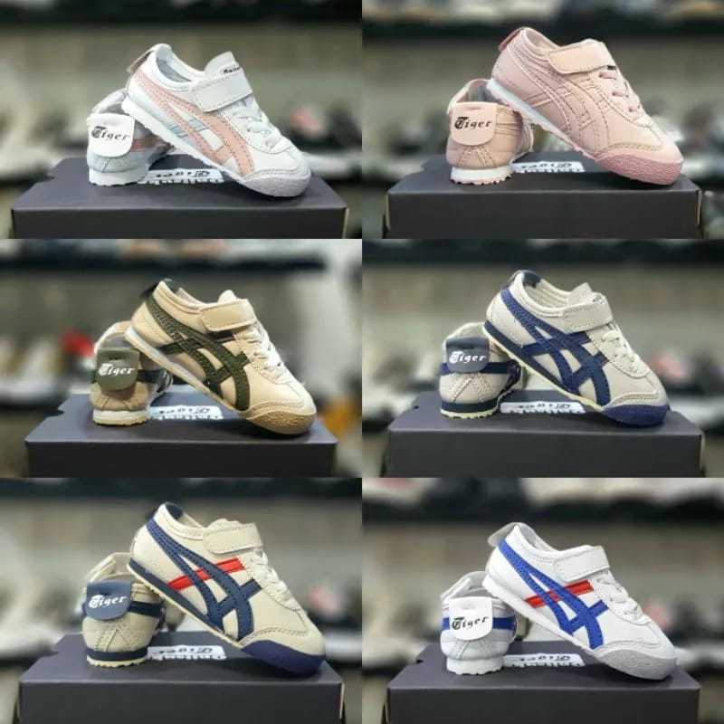 Sepatu Anak Laki-laki/Perempuan Onitsuka Tiger Velcro Import