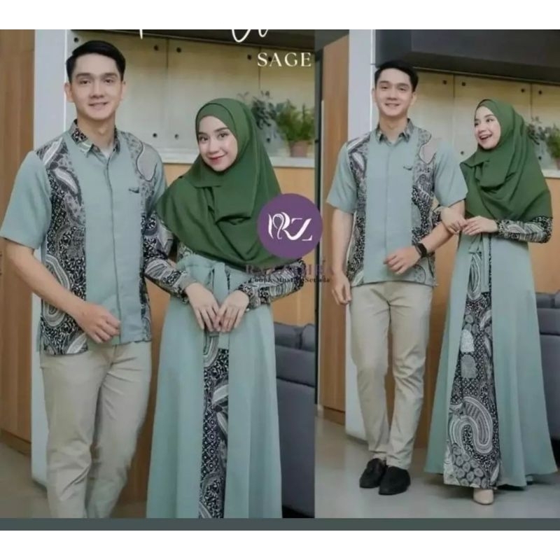 Couple keluarga / Couple batik kombinasi