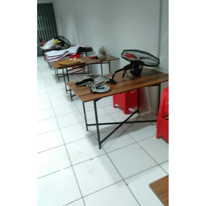 meja makan ukuran 120x60 100x60 tinggi 70